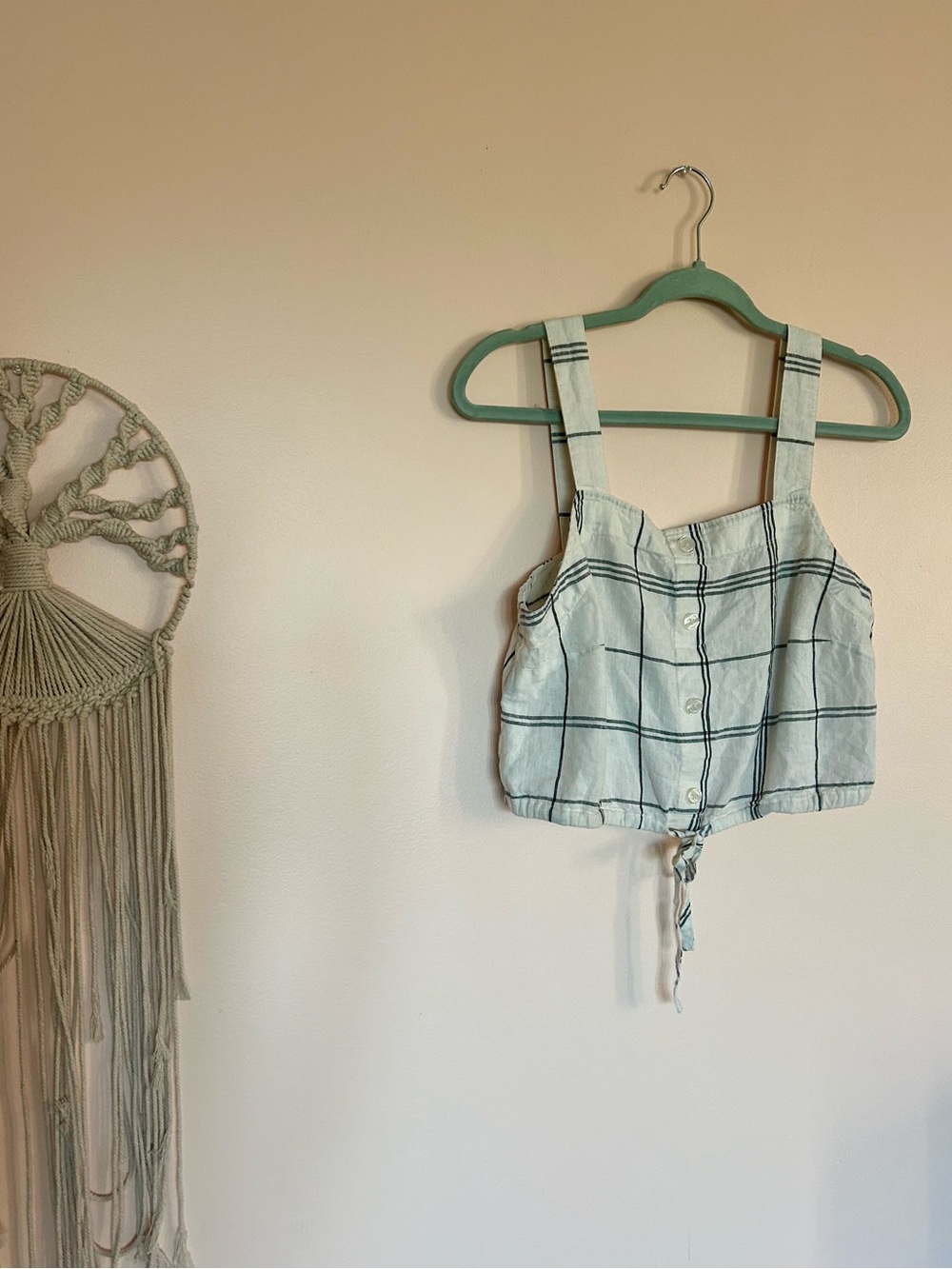 Linen Crop Top